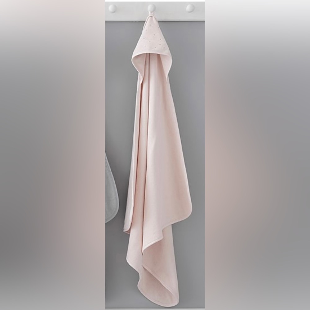 Pottery Barn Kids - Chamois Metallic Baby Hooded Towel